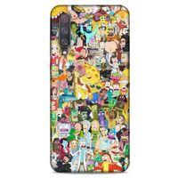 Xiaomi Mi 9 Uyumlu Kılıf Rick And Morty (36) Glitter Kılıf Cop Morty