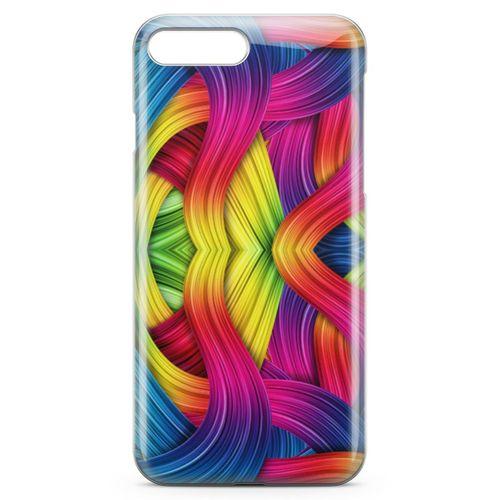 Apple iPhone 7 Plus Kılıf Moda Renkler Arka Kapak Koruma Desenli Full Koruyucu