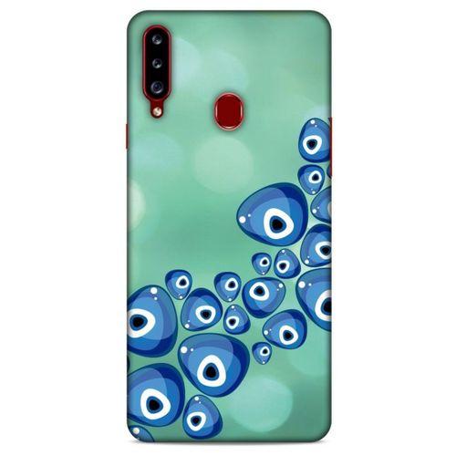 Nazarium (15) Desenli Silikon Kapak Samsung Galaxy A20s Kılıf