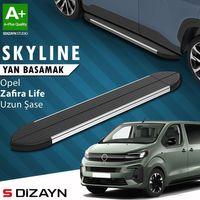 S-Dizayn Opel Zafira Life Skyline Krom Yan Basamak 243 Cm 2020 Üzeri A+ Kalite