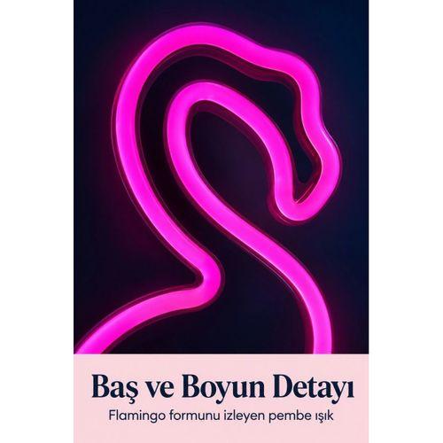 Flamingo Led Lamba Usb Kablolu Beyaz Gövdeli
