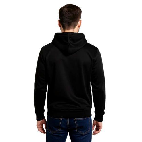 Erkek Kapüşonlu Fermuarlı Siyah Sweatshirt BGL-ST04790