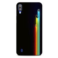 Retro (29) Desen Arka Koruma Kılıfı Renkli Samsung Galaxy M10 Kılıf