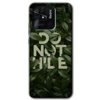 Xiaomi Redmi 10C Kılıf HD Desen Baskılı Arka Kapak + Temperli Cam - Do Not Hide