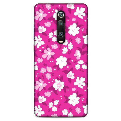 Xiaomi Redmi K20 Pro Uyumlu Kılıf Pembe Delisi (7) Telefon Kılıfı Çiçekli