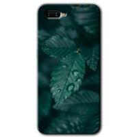 OPPO Oppo Rx 17 Neo Kılıf HD Desen Baskılı Arka Kapak - Yağmurlu Yaprak
