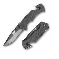 CAT DA980012 3 IN 1 Çok Fonksiyonlu Katlanabilir 20CM Paslanmaz Çelik Siyah Kamp Çakısı