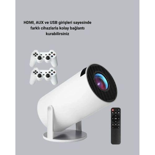 Bluetooth 5.0 Ve Wi-fi 6 Akıllı 4k Projeksiyon