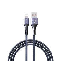 Lenyes LC510 USB-A to Lightning 2.4A Örgü Tasarımlı Hızlı Şarj Özellikli Data ve Şarj Kablosu 1M