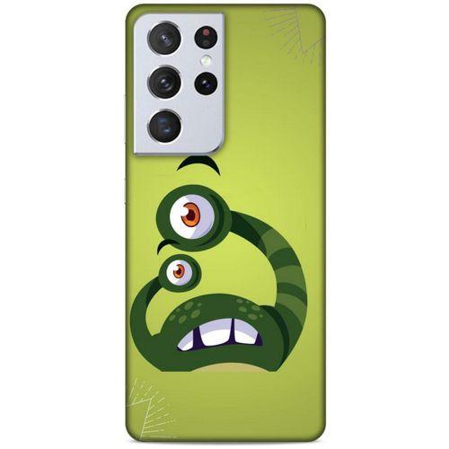 Lopard Samsung Galaxy S21 Ultra Uyumlu Kılıf Emojix (25) Antişok Kapak