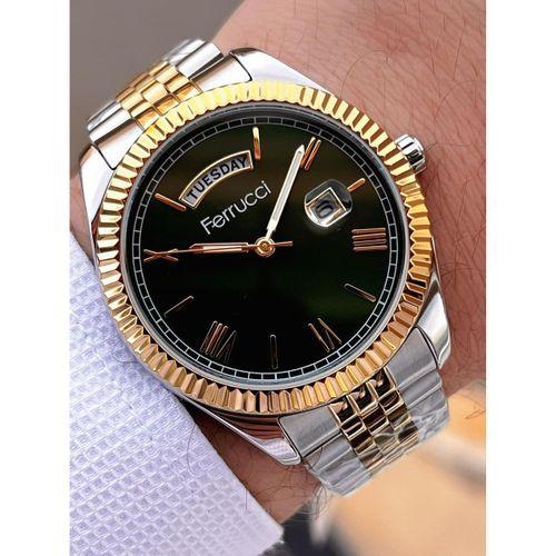 Ferrucci Nişan Ve Takım Elbiselere Özel Takvimli Kadran 2 Yıl Garantili Spor Erkek Kol Saati J3623.2
