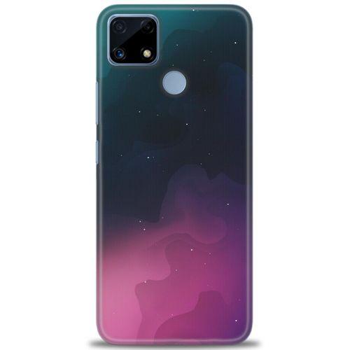 Realme C25 Kılıf HD Baskılı Kılıf - Gökyüzü + Tam Ekran Koruyucu