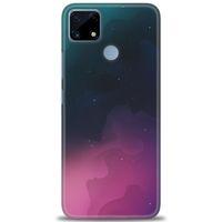 Realme C25 Kılıf HD Baskılı Kılıf - Gökyüzü + Tam Ekran Koruyucu
