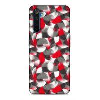 Realme 6 Pro Uyumlu Kılıf Romans (38) Neo Hybrid Kılıf Kırmızı Gri