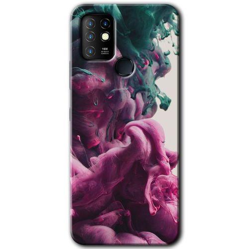 İnfinix Hot 10 Kılıf HD Desen Baskılı Arka Kapak - Liquid Cloud