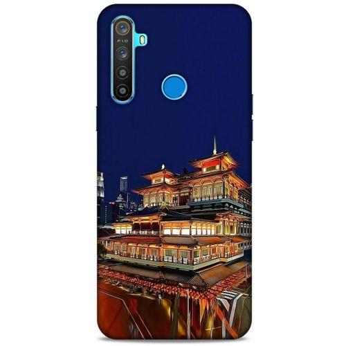 Oppo Realme 5i Kılıf Dünya Mimarisi (48) Bumper Kılıf Chinatown