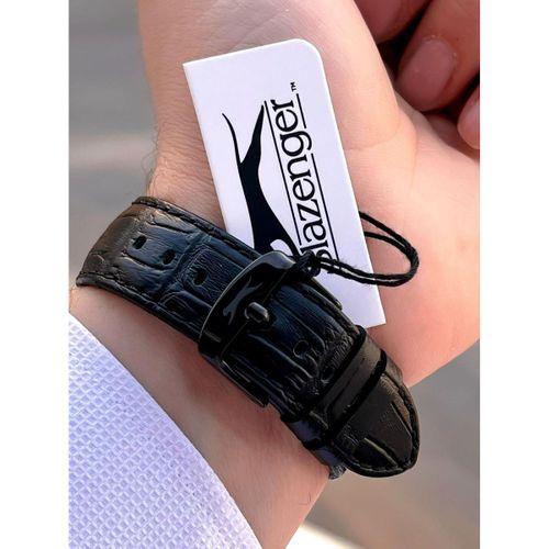 Slazenger Deri Kordon İç Fonksiyonları Aktif 10 Atm Suya Dayanıklı Erkek Kol Saati ESL.09.2481.2.05
