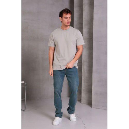 Erkek Relax Fit Bisiklet Yaka %100 Pamuk Rahat Kesim Basic Tişört