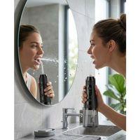 Ipx7 Su Geçirmez Şarjlı Ağız Duşu 320 Ml Su Tanklı 4 Modlu Temizlik Cihazı