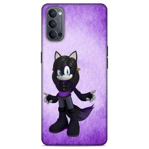 Lopard Oppo Reno 4 Uyumlu Kılıf GameX (18) Telefon Kılıfları Siyah Mor