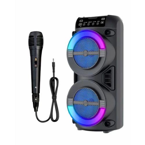 Rgb Işıklı Taşınabilir Bluetooth Hoparlör Güçlü Stereo Ses