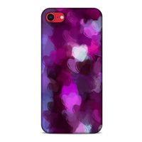 Apple iPhone SE 2020 Uyumlu Kılıf Mor Delisi (42) Rugged Armor Kılıf Kalp