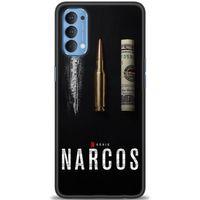 Oppo Reno 4 Kılıf HD Baskılı Kılıf - Narcos + Tam Ekran Koruyucu
