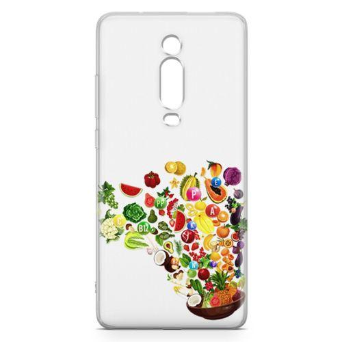 Xiaomi Redmi K20 Pro Kılıf Vitamin Tablosu Arka Kapak Koruma Desenli Full Koruyucu