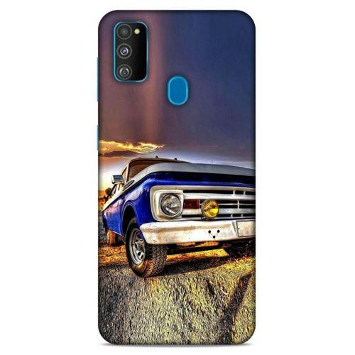 Lopard Samsung Galaxy M30s Uyumlu Kılıf PickUpX (32) Soft Silikon Kılıf Koyu Mavi