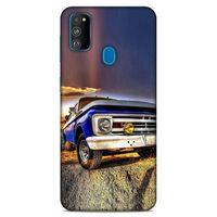 Lopard Samsung Galaxy M30s Uyumlu Kılıf PickUpX (32) Soft Silikon Kılıf Koyu Mavi