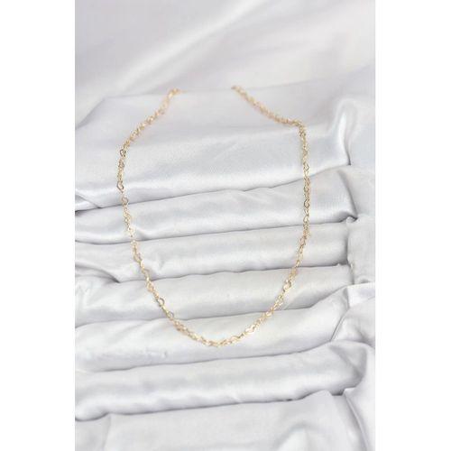 CM 14K Gold Renk Kalp Zincirli Kadın Kolye