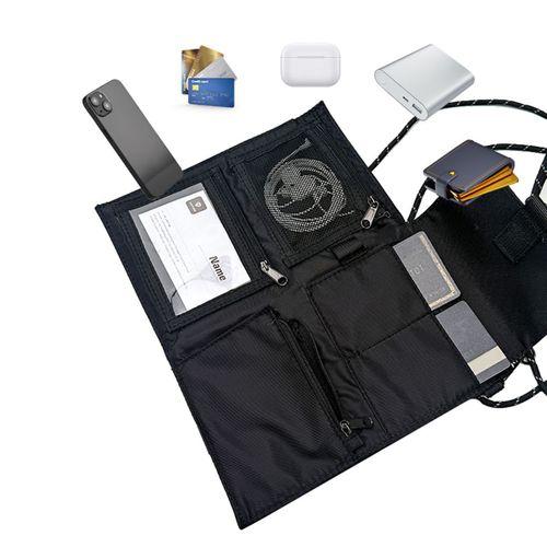 Lenyes LB582 Roamer Serisi Çok Amaçlı Su Geçirmez Polyester Kumaş Ayarlanabilir Omuz Askılı Çapraz Vücut Çantası