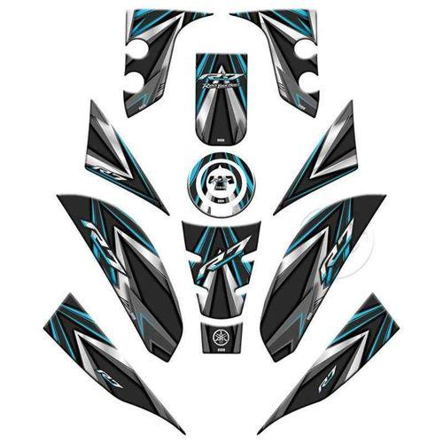 YAMAHA Yamaha R7 2021 - 2024 Uyumlu Full Tank Pad Set 005
