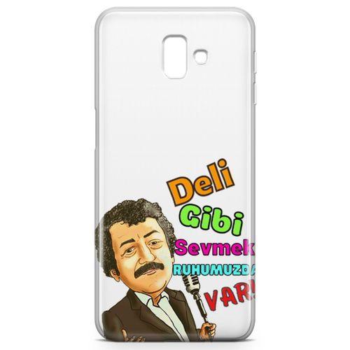 Samsung Galaxy J6 Plus Kılıf Caps Müslüm Gürses Arka Kapak Koruma Desenli Full Koruyucu