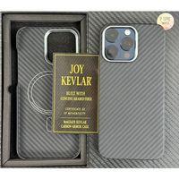Joykevlar İphone 15 Pro Max Gerçek Kevlar Carbon Premium Telefon Kılıfı
