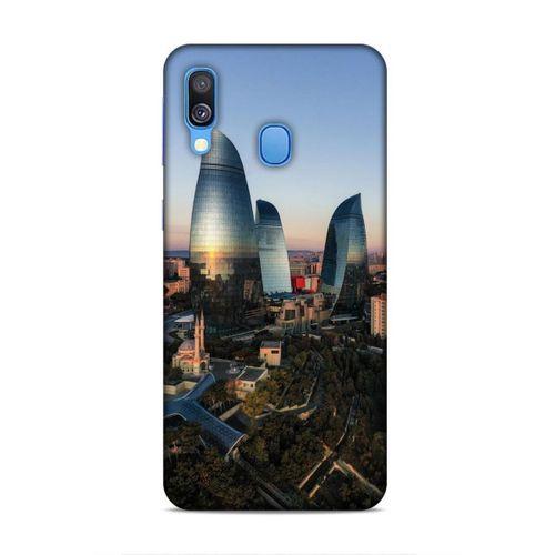 Samsung Galaxy A40 Uyumlu Kılıf Azarbaijan (32) Soft Silikon Kılıf Azerbaycan Kuleleri