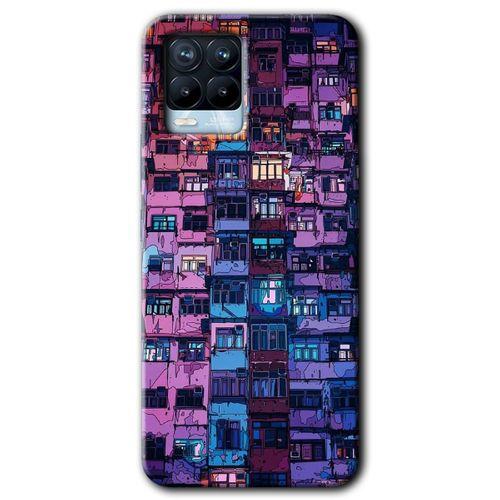 Realme 8 Pro Kılıf HD Desen Baskılı Arka Kapak - Şehir Görünümü