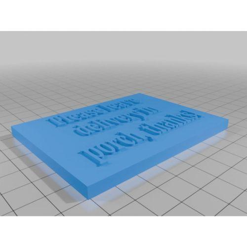 3D Baskı Teslimat Paket Yönlendirme Kapı Yazısı (Bu ürün Sadece Plastik parçadır - Almadan Önce Soru Sorabilirsiniz)