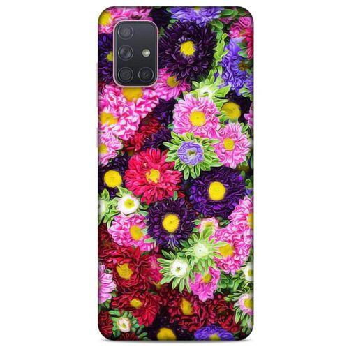 Lopard Samsung Galaxy A71 Uyumlu Kılıf Bahar (43) Thin Fit Kılıf Çiçek Buketi