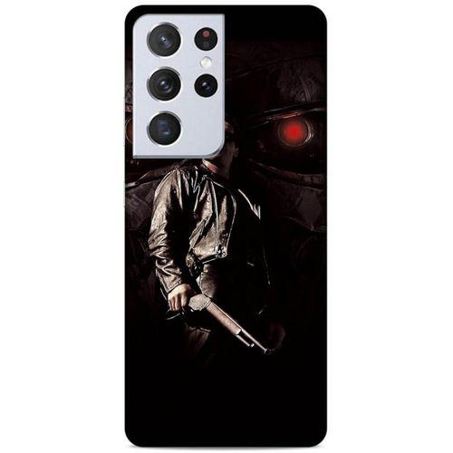 Lopard Samsung Galaxy S21 Plus Uyumlu Kılıf IMDB Film (42) Rugged Armor Kılıf Terminator