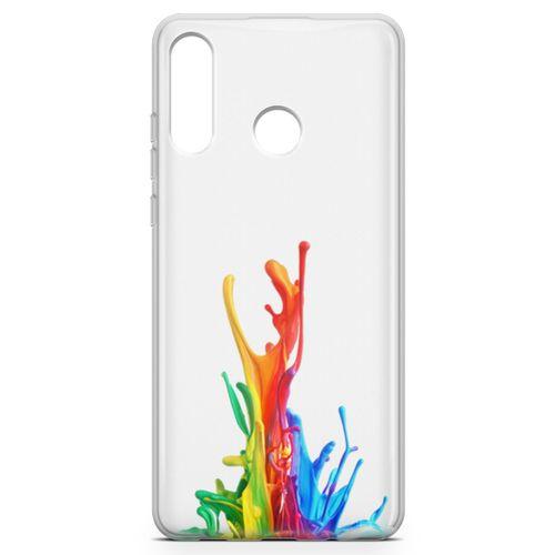 Huawei P30 Lite 2020 Kılıf Duvar Boyası Arka Kapak Koruma Desenli Full Koruyucu