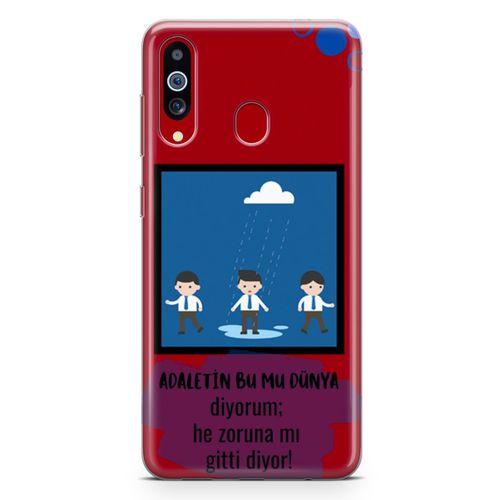 Samsung Galaxy A20s Kılıf Adaletin Bumu Dünya Arka Kapak Koruma Desenli Full Koruyucu