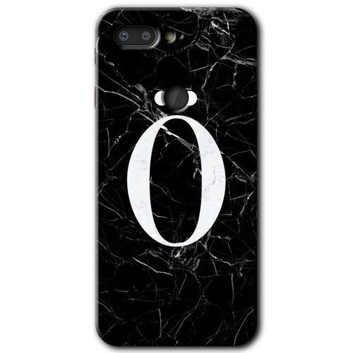 Potkal Hediye Fabrikası General Mobile GM 9 Pro HD Baskılı Kılıf + 9D Tam Ekran Koruyucu - Siyah Mermer Desenli Ö Harfi