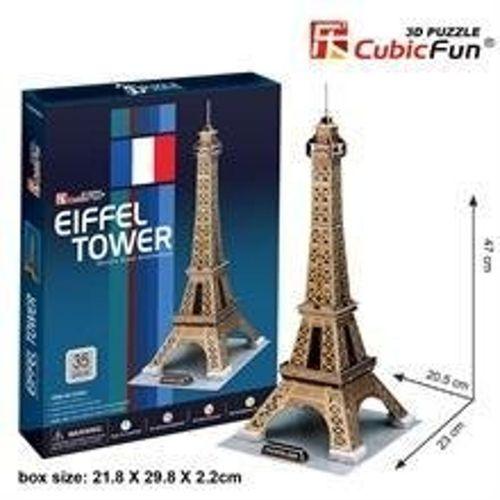 Cubic Fun 3D 35 Parça Puzzle Eyfel Kulesi - Fransa