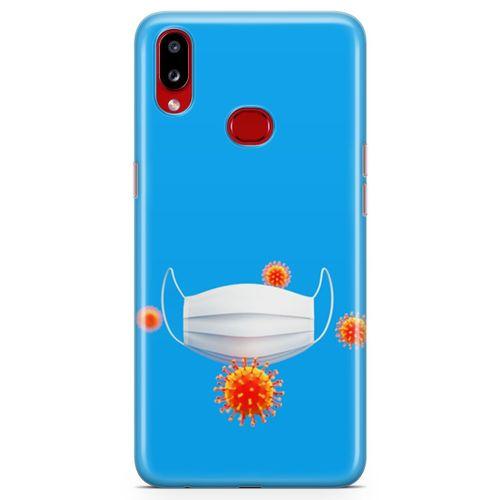 Samsung Galaxy A10s Kılıf Maske Ve Virusler Arka Kapak Koruma Desenli Full Koruyucu