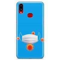 Samsung Galaxy A10s Kılıf Maske Ve Virusler Arka Kapak Koruma Desenli Full Koruyucu