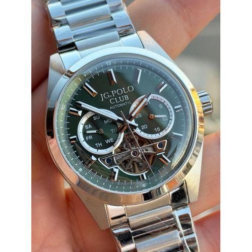 JG.Polo Club Otomatik Mekanizma İtalyan Tasarım Bileklik 5Atm Suya Dayanıklı Erkek Kol Saati 04102.3