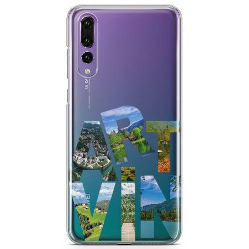 Huawei P20 Pro Kılıf Artvin Gezi Arka Kapak Koruma Desenli Full Koruyucu
