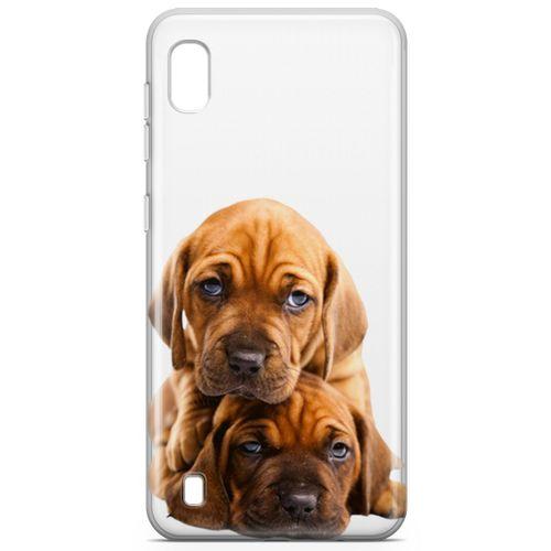Samsung Galaxy A10 Kılıf Amstaff Dachshund Arka Kapak Koruma Desenli Full Koruyucu