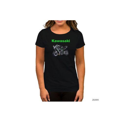 Kawasaki HR Siyah Kadın Tişört